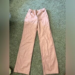 pink leather pants!